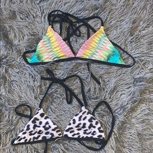 2 pack reversible bikini tops